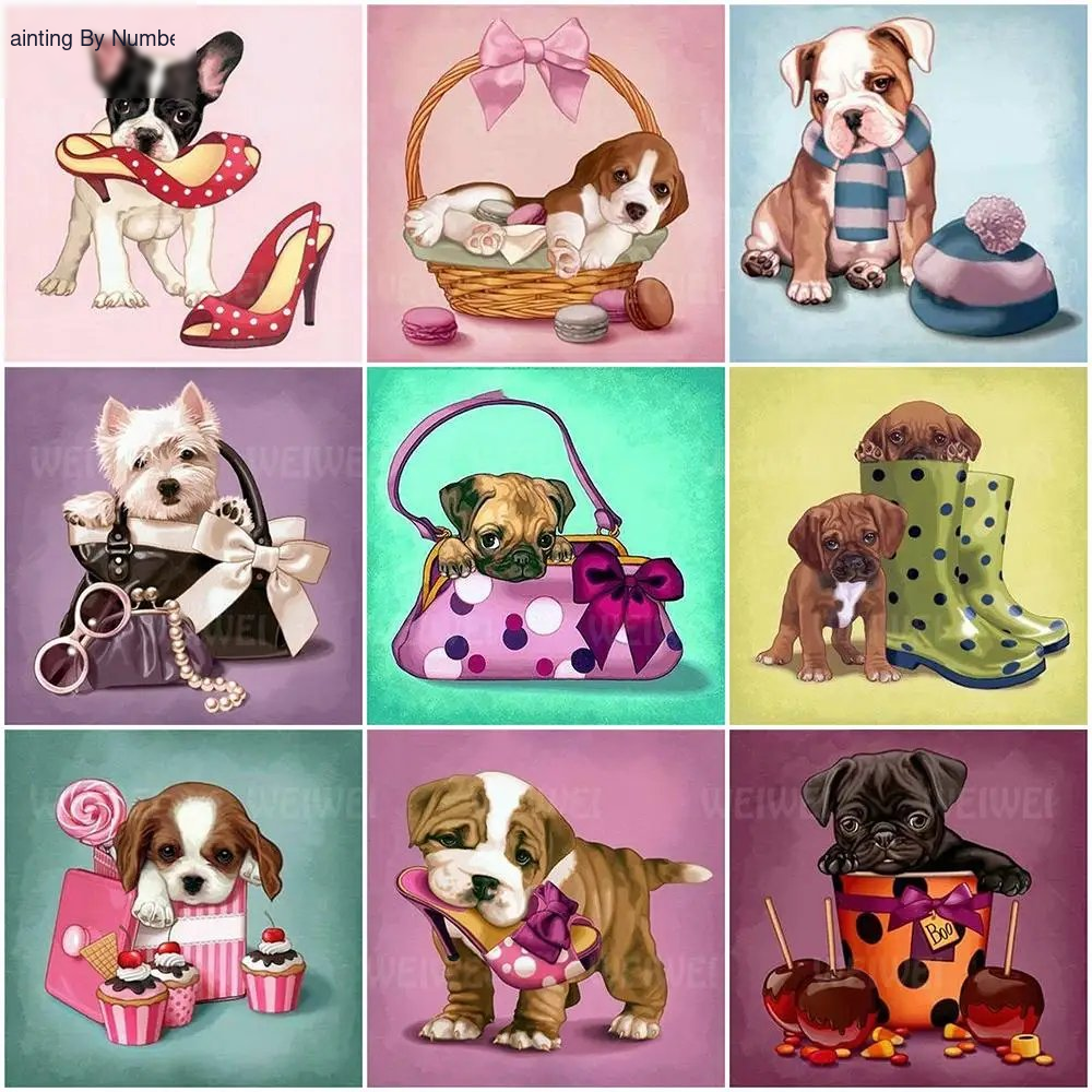 5D AnimalsCute Cartoon Diamond Painting Kit - DIY Art