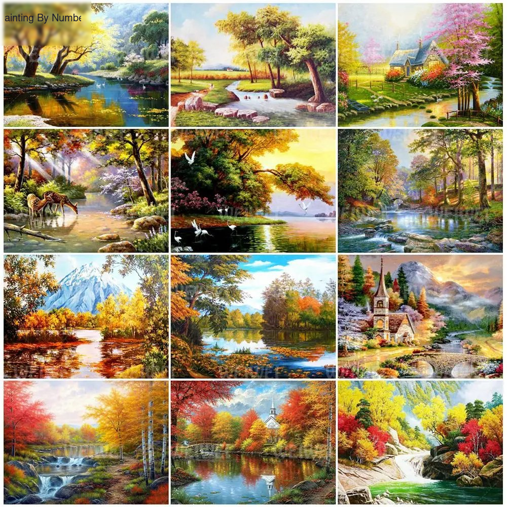 5D DIY Landscape Mosaic Picture Diamond Painting Kit - DIY Art