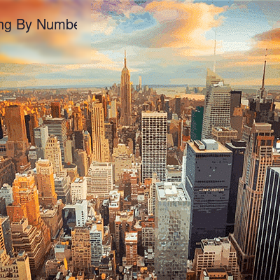 Paint by Numbers Kit City Landscape - Painting By Number