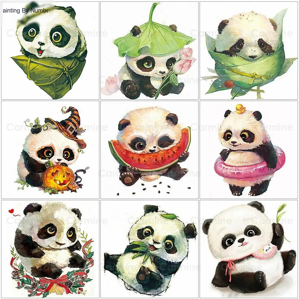 Diamond Paint Animal Panda Pictures Diamond Painting Kit - DIY Art