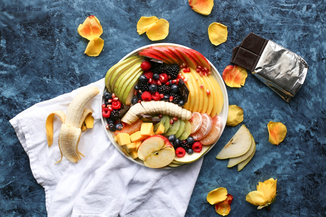 Fruit Bowl Still Life - Kitchen Paint by Numbers