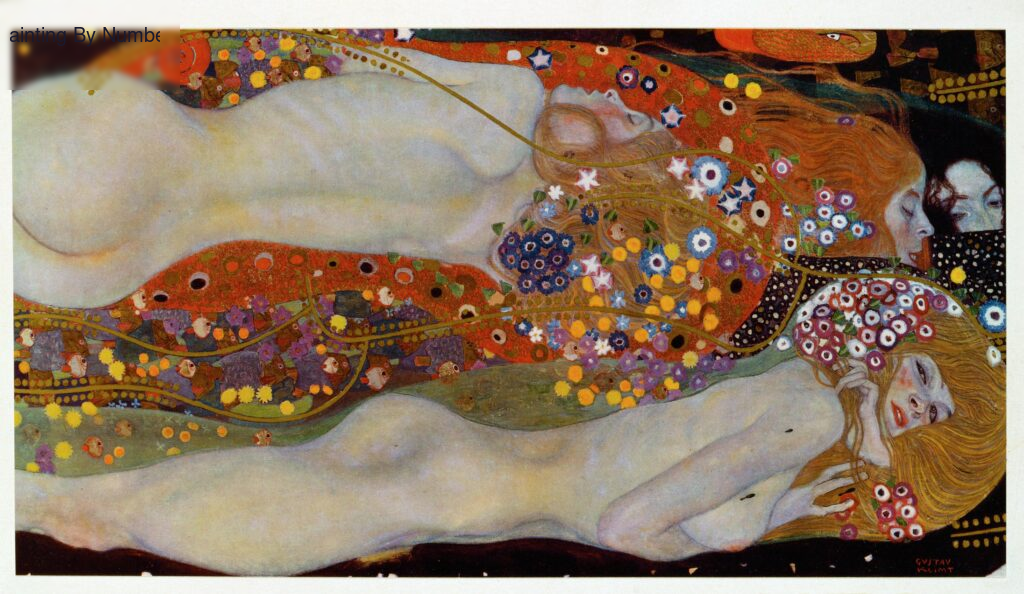 Water Serpents II by Klimt - Paint by Numbers Kit