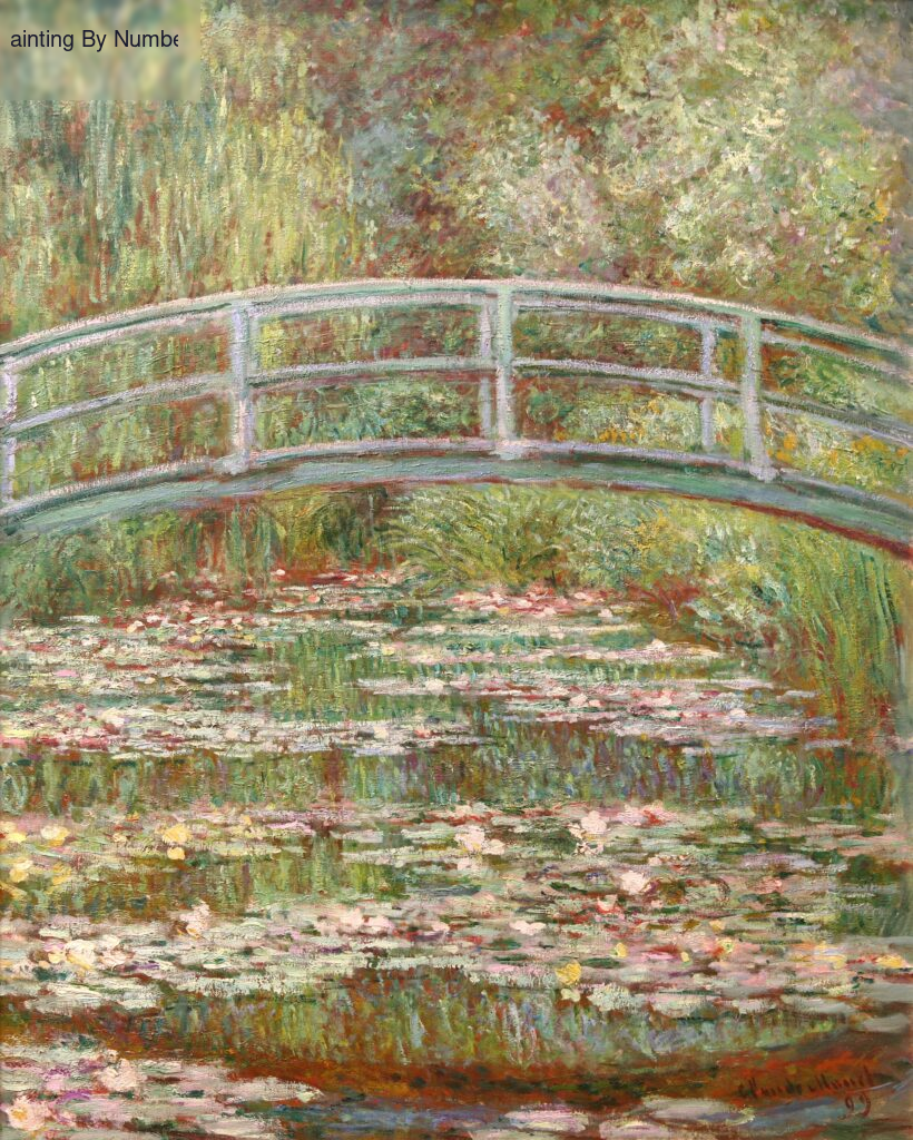 Japanese Bridge at Giverny by Monet - Paint by Numbers Kit