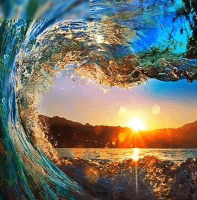 Paint By Numbers Kit Wave Sunset - Painting By Number