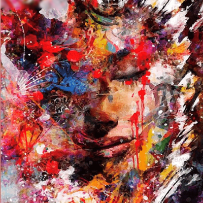 Abstract Woman Art Paint by Numbers Kit - DIY Art