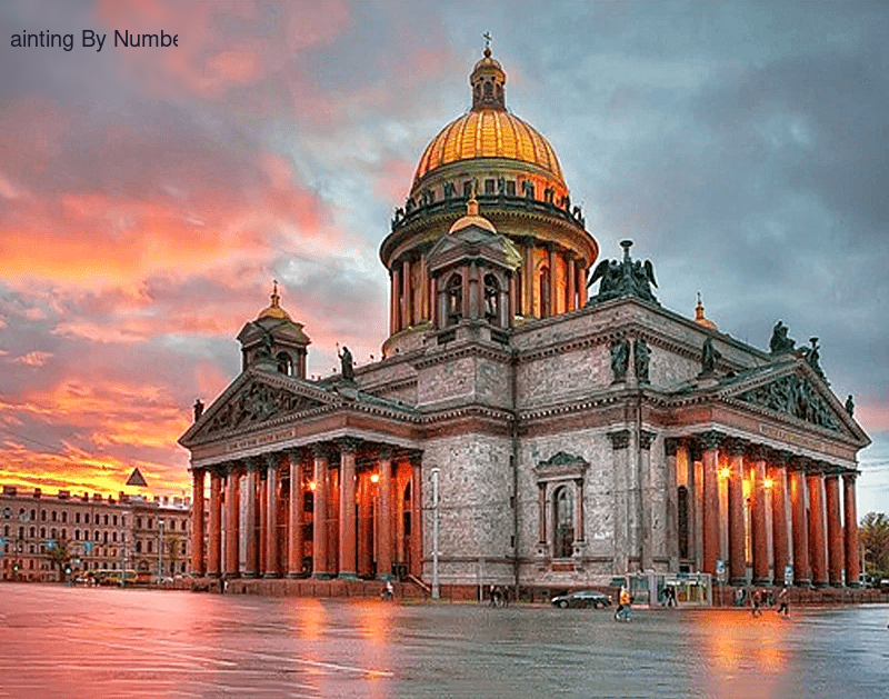 Cathedral St. Isaac's Paint by Numbers Kit - DIY Art