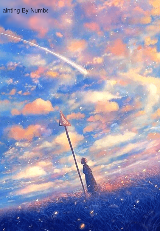 Dreamy Sky Paint by Numbers Kit - DIY Art