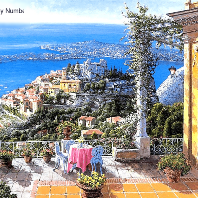 Landscape Afternoon Sea Paint by Numbers Kit - DIY Art