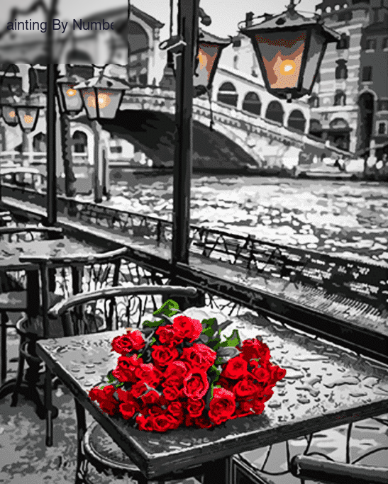 Paint By Numbers Kit Vintage Roses - Painting By Number