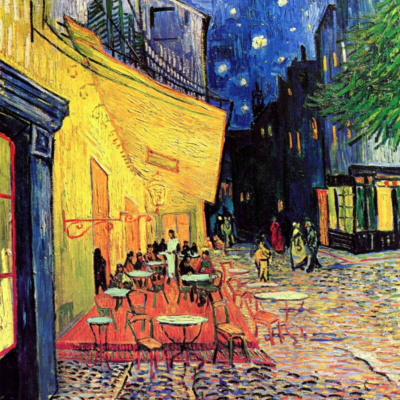 Cafe Terrace at Night by Van Gogh - Paint by Numbers Kit