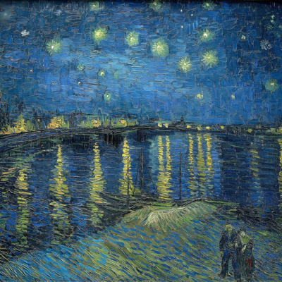 Starry Night Over the Rhone by Van Gogh - Paint by Numbers Kit
