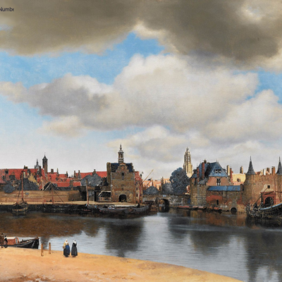 View of Delft by Vermeer - Paint by Numbers Kit