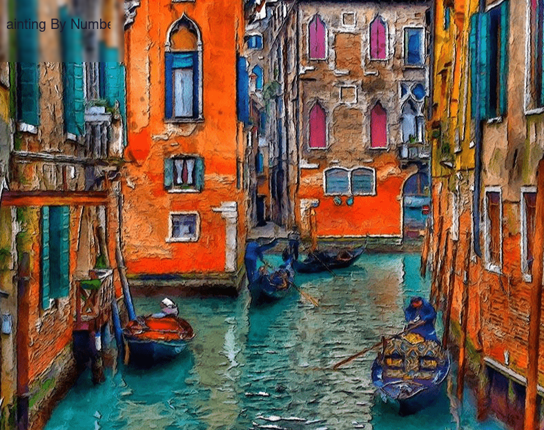 Paint by Numbers Kit Vintage Venice - Painting By Number